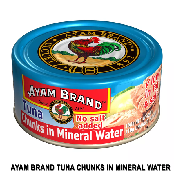 Ayam Brand Tuna Chunks in Mineral Water - 150g