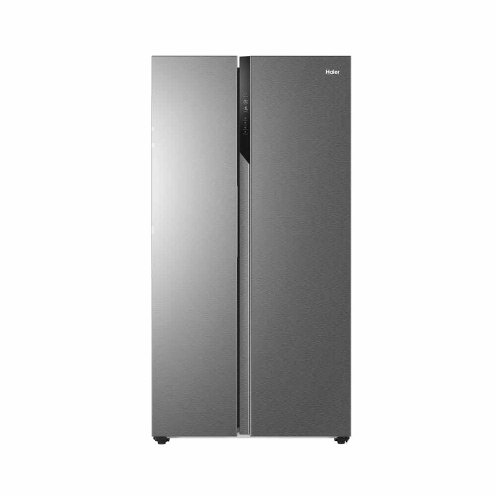 Haier 569L Side By Side Refrigerator Twin Inverter Double Energy Saving Fridge Freezer Peti Sejuk Free Installation