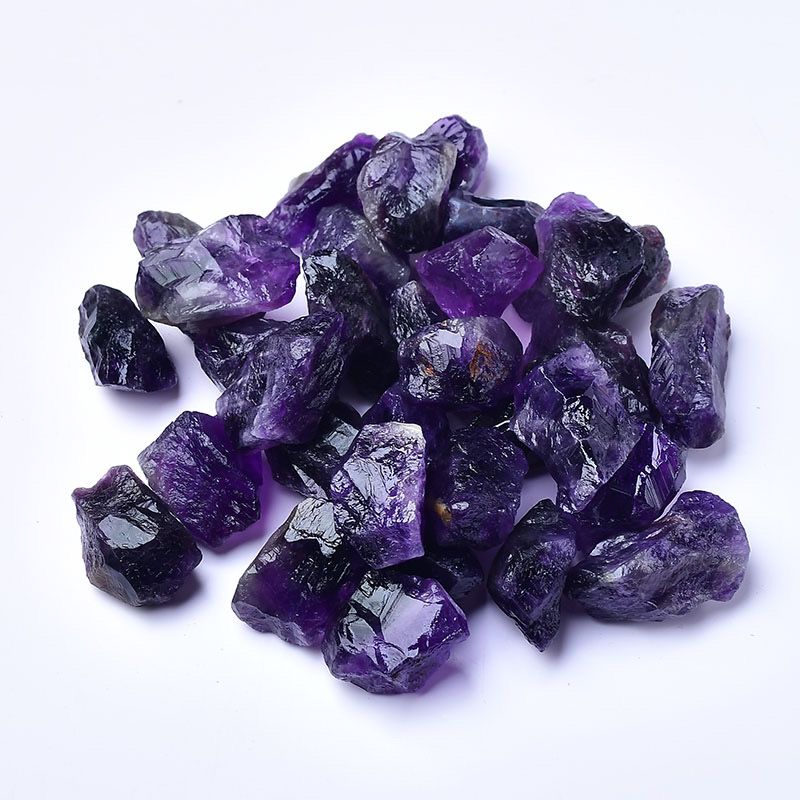 【Amethyst】 Natural Amethyst Raw Stone Mineral Aromatherapy Flameless Fragrant Stone Ornament Specimen