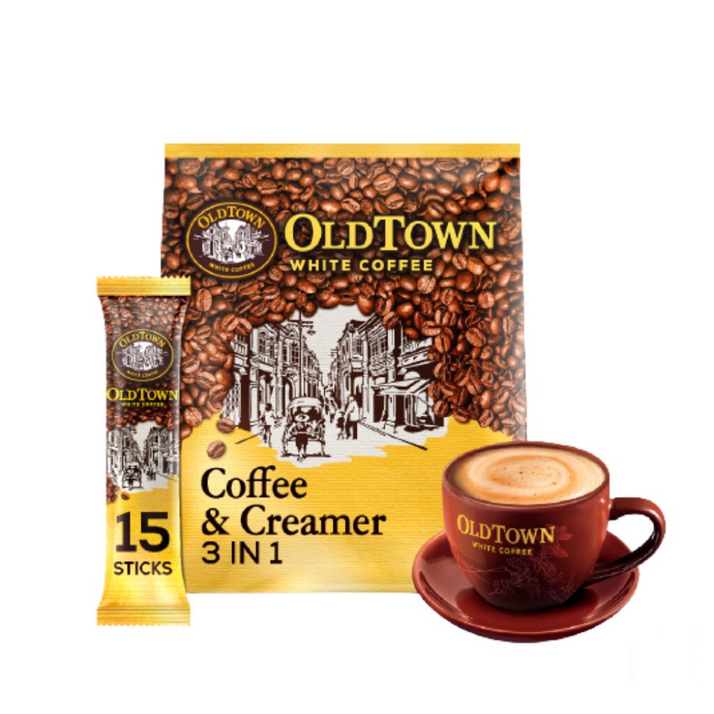 OLDTOWN White Coffee 3 IN 1 / 2 in 1 Coffee & Creamer (15\'s)