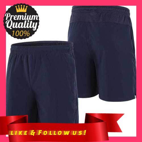 People\'s Choice Men Cycling Shorts Quick Drying Breathable Outdoor Sports Running Bike Riding Casual Shorts (Dark Blue)