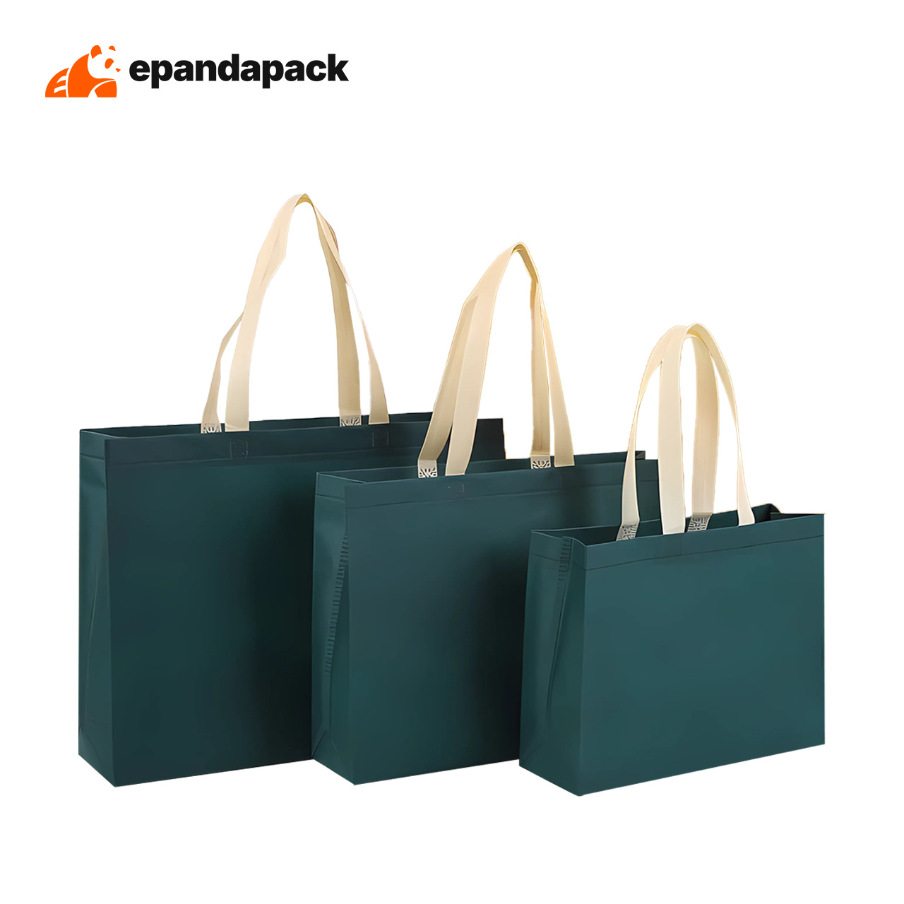 Non Woven Bag Beg Eco Friendly Shopping Tote Reusable Goodie Gift Handle Bag Kitar Semula Bungkusan