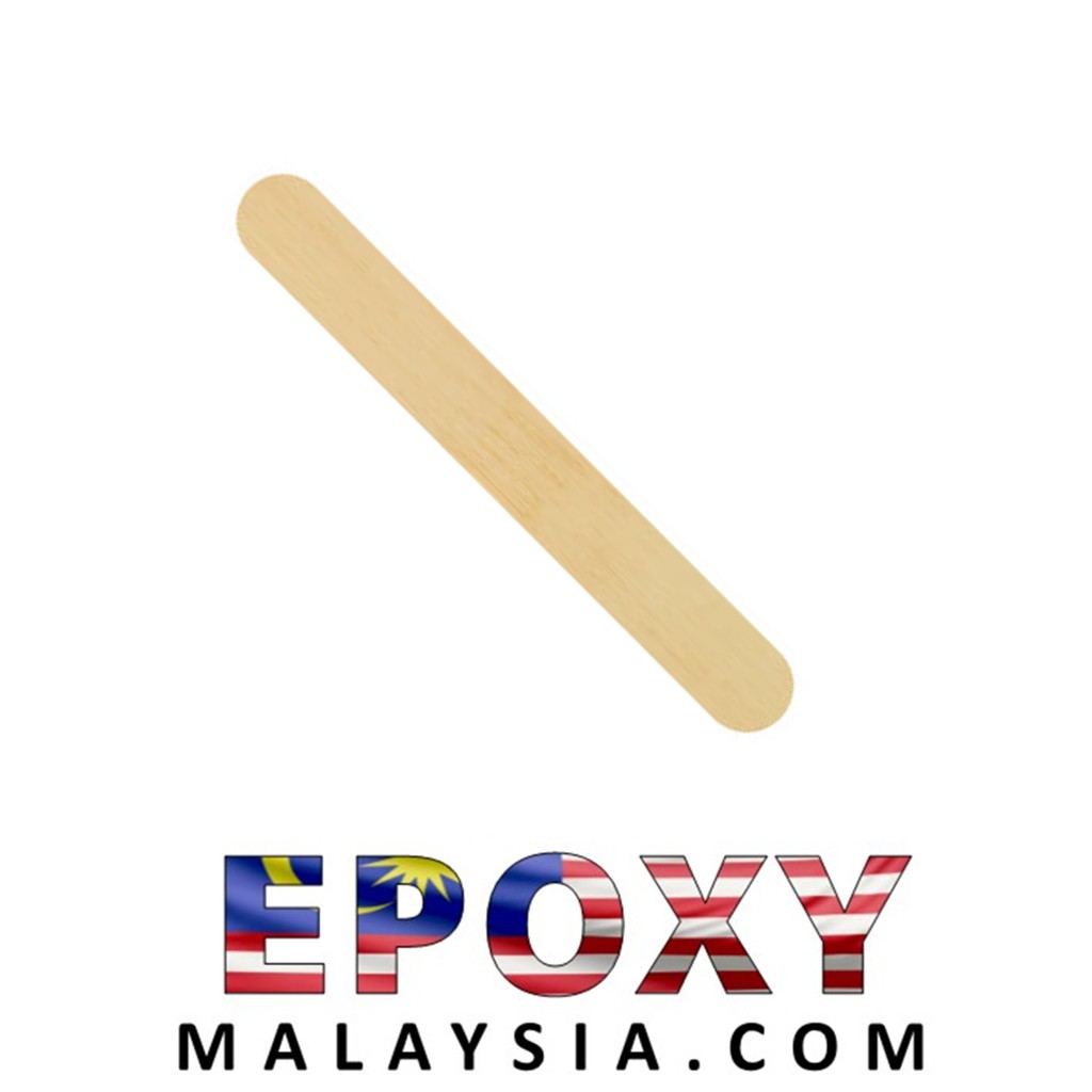 (Support KL Instant Delivery) Ice Cream Stick for Epoxy Resin Stiring Stir Kacau Mix Epoxy Batang Kayu Aiskrim