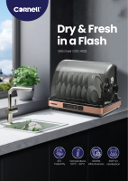 Cornell Dish Dryer CDD-4022 - 40L Capacity - Temperature 50°C - 99.99% Effectiveness - 360° UV Sterilization - Modern Design - Kitchen Appliance