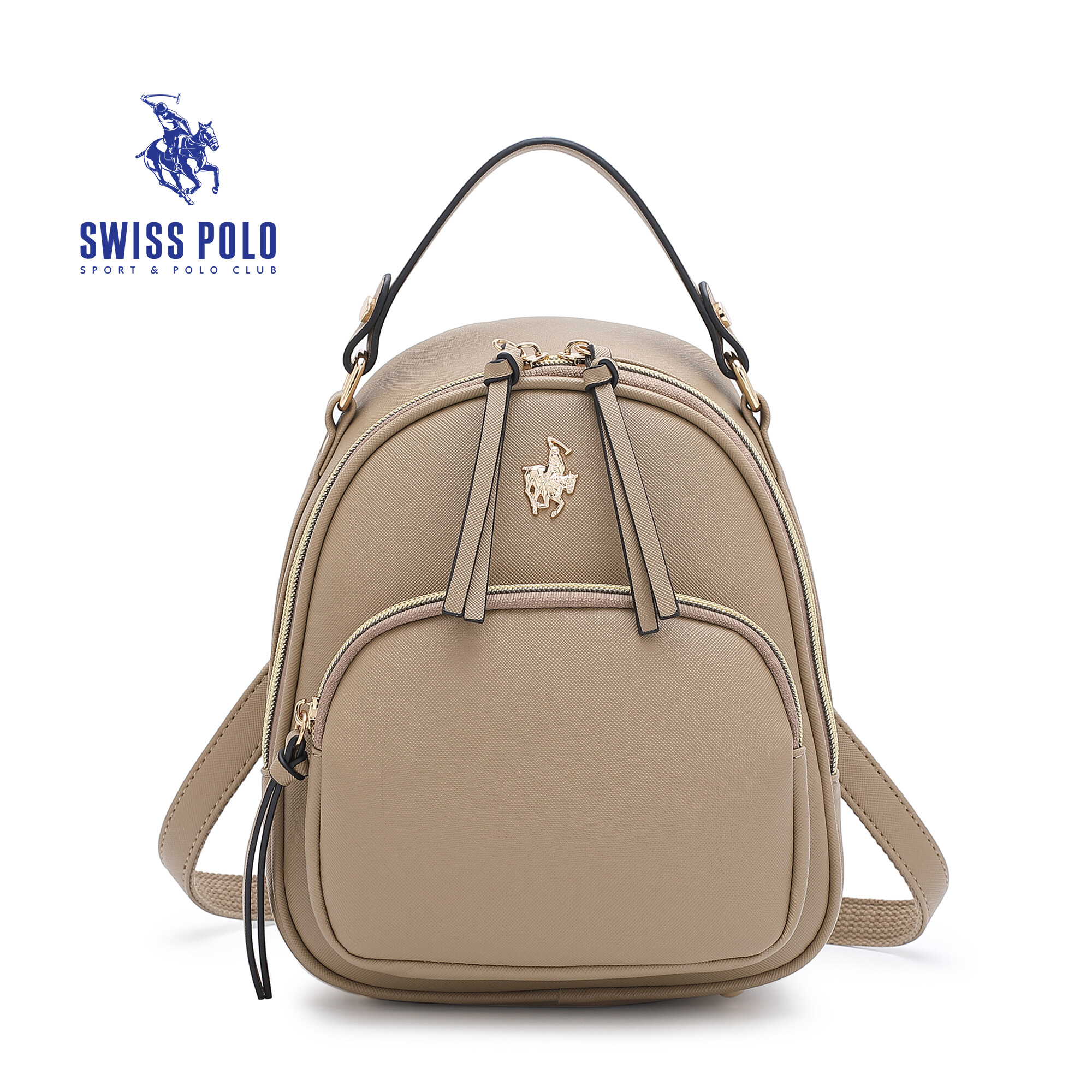 SWISS POLO Ladies Mini Backpack HGZ 7850-5 BEIGE