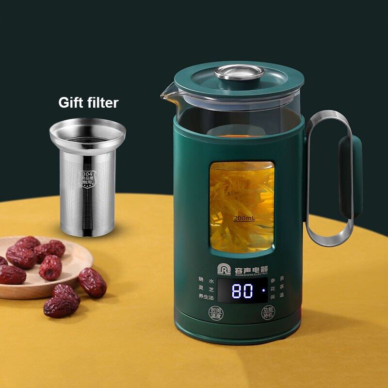 Electric kettle with clearance filter