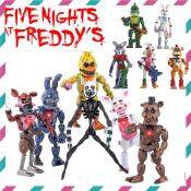 FNAF Nightmare Action Figures: Freddy, Chica, Bonnie, Funtime Foxy