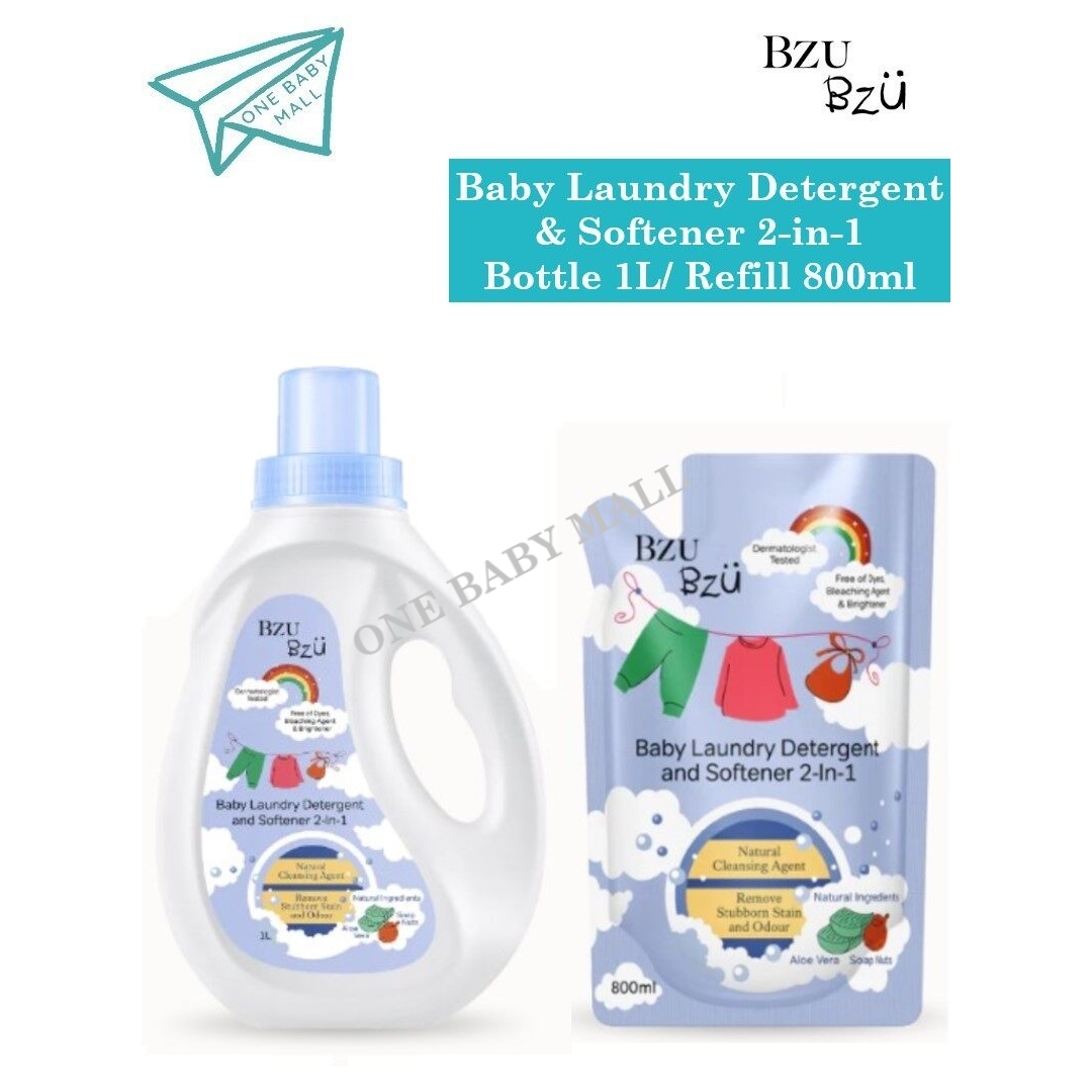 BZU BZU Baby Laundry Detergent & Softener 2-in-1 (1L/ Refill 800ml)