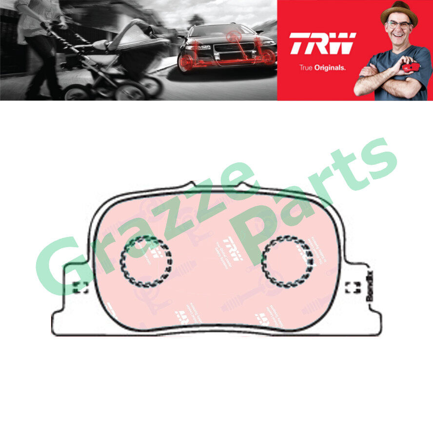 TRW Brake Pad Rear for GDB3278 - Toyota Camry ACV36 MCV36 SXV20