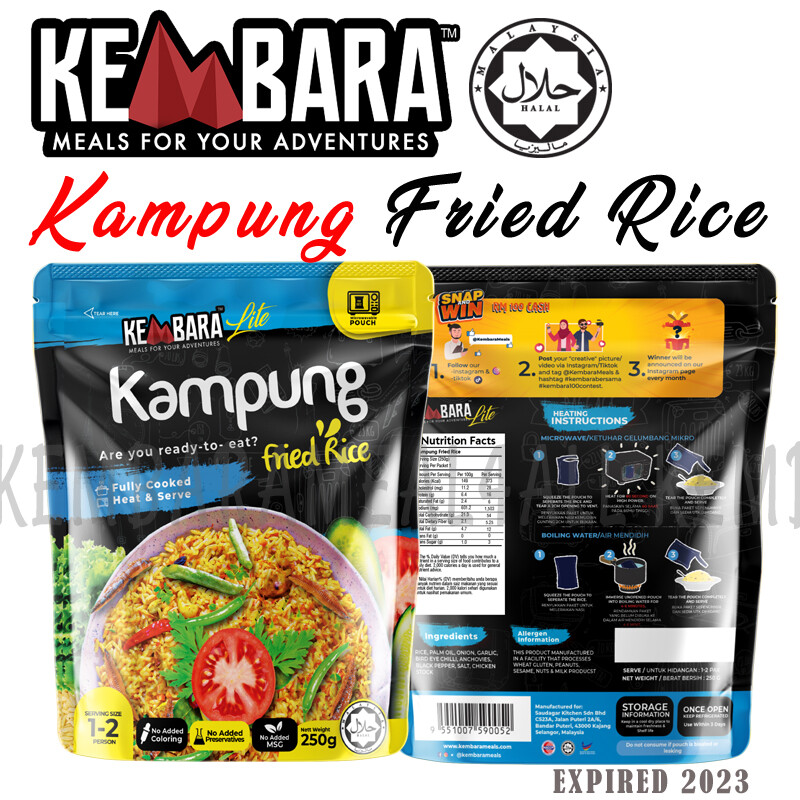 Kembara Meal Lite Kampung Fried Rice (READY-TO-EAT)