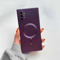 For Samsung Galaxy Note 10 Plus Note 20 Ultra S20 Plus S20 Ultra S20 FE Phone Case，Ultra Thin Magnetic Suction And Oil Injection TPU Soft shell With Lens Film Shockproof Back Cover
