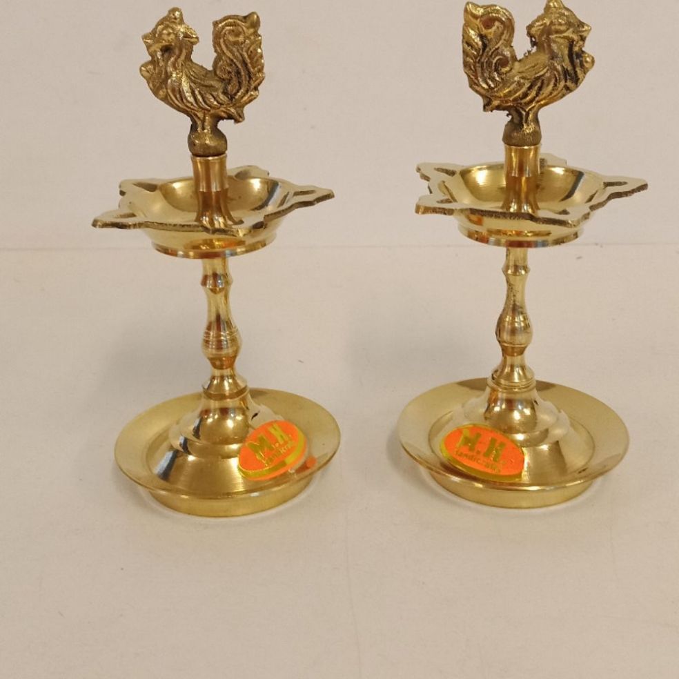 BRASS ANNAM DESIGN 5 INCH KUTTU VILAKU
