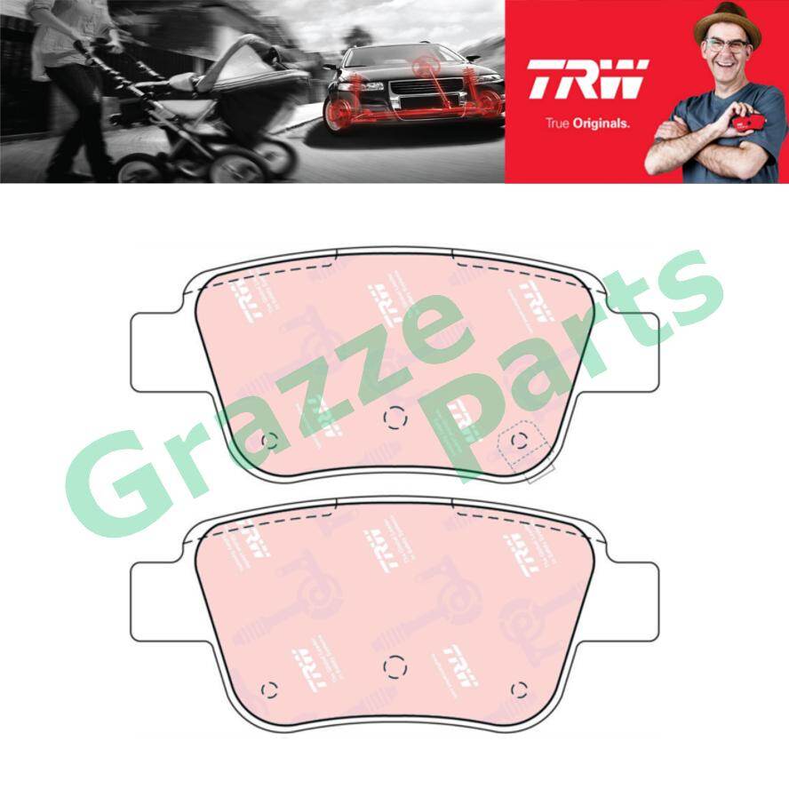 TRW Brake Pad Rear for GDB3337 - Toyota Estima ACR50 Alphard Vellfire