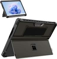 MoKo Case Compatible with Microsoft Surface Pro 9 / Pro 9 5G 13-Inch 2022 - Rugged Protective Cover Case with Pen Holder Kickstand Protective Case Able to Use with Type Cover