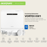AcerPure VORTEX KW1 Countertop Dishwasher - White
