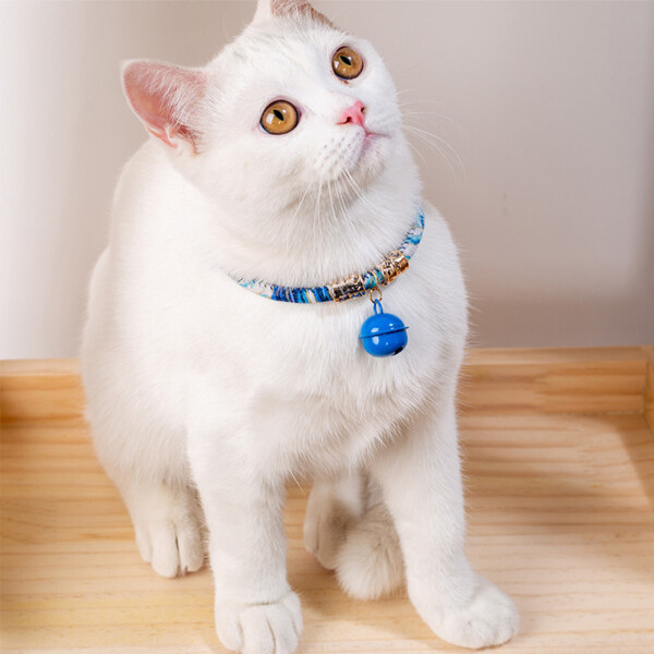 29-36cm Chỉnh vòng cổ mèo vòng thu âm cho cá nhân Nhật Truy cập Cat Dog With Bell
