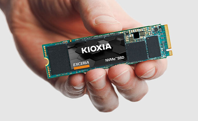 Toshiba Kioxia Exceria PCIe NVMe SSD, Available Capacity 250GB(LRC10Z250GG8) / 500GB(LRC10Z500GG8) / 1TB(LRC10Z001TG8)