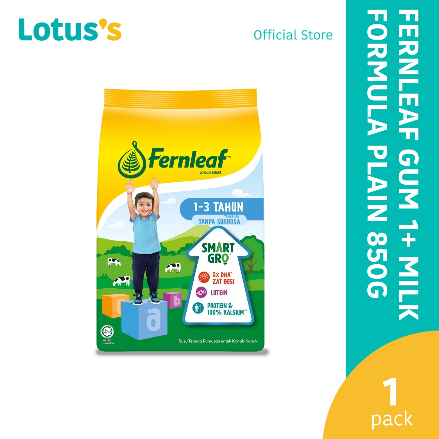 Fernleaf Gum 1+ Milk Formula Plain 850g