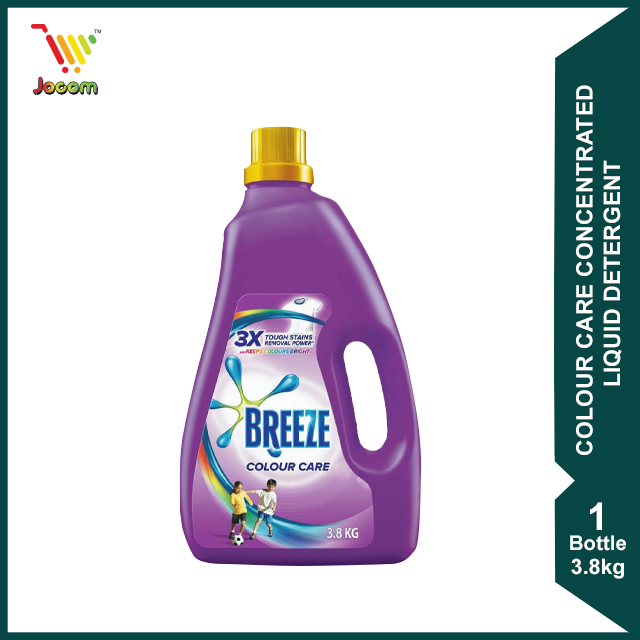 Breeze Colour Care Concentrated Liquid Detergent 3.8kg [KL & Selangor Delivery Only]