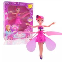 LYZRC 2022 Sensing Flying Pixie Toy Gesture Patung Terbang Toy Beautiful Flying Fairy Doll for Kids Girl Magic Princess Doll Toy New Years Gift