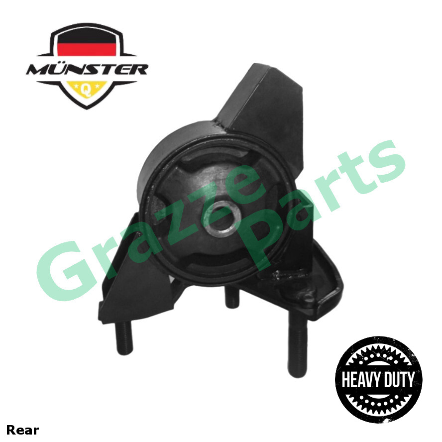 (1pc) Münster ^Heavy Duty^ Engine Mounting Rear 12371-15240 for Toyota Corolla AE101 AE111 1.6 4AGE