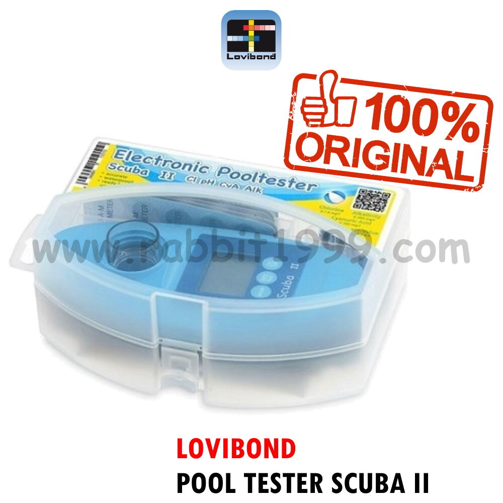 LOVIBOND POOL TESTER SCUBA II - Swimming Pool Electronic Pool tester Scuba II (CI pH CyA Alk + Br) (1 set) / pool test