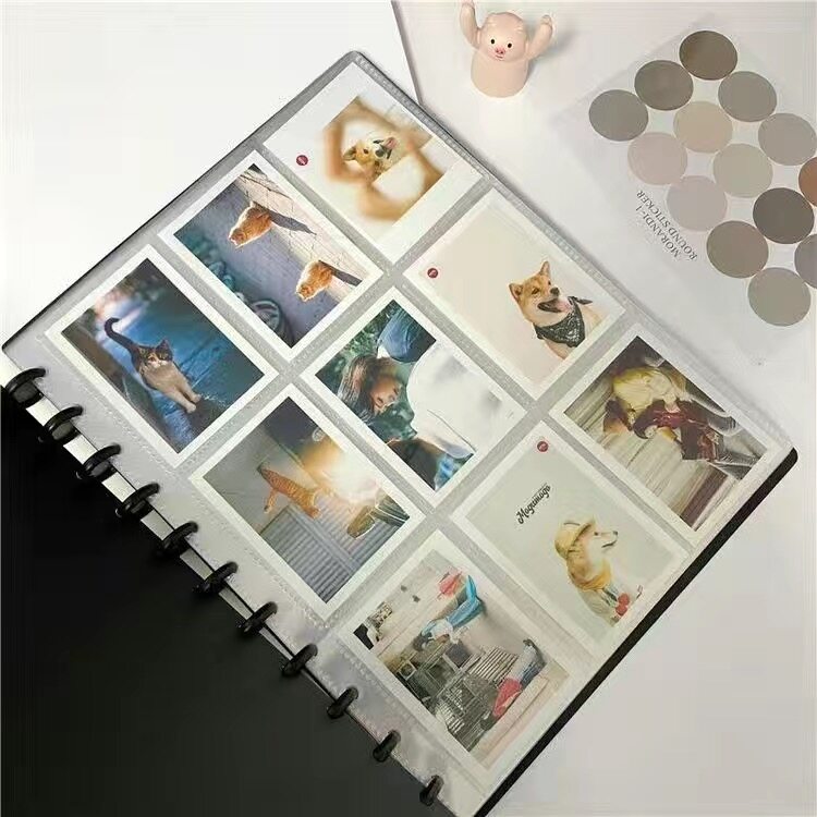 Sổ Binder Album Đựng Ảnh 9 Ngăn Khổ A4 180 Ngăn Tiện Lợi