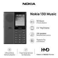 【Top Sales】HMD&Nokia 130 2G 2500mAh Long-Lasting Battery Dual Sim 2.4″ Display 2W Loud Speakers Feature Keypad Basic Phone 1 year warranty