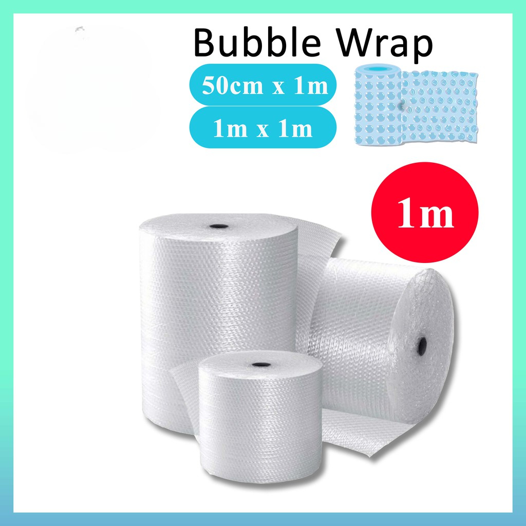 Bubble Wrap (50cm x 1m) / (1m x 1m)