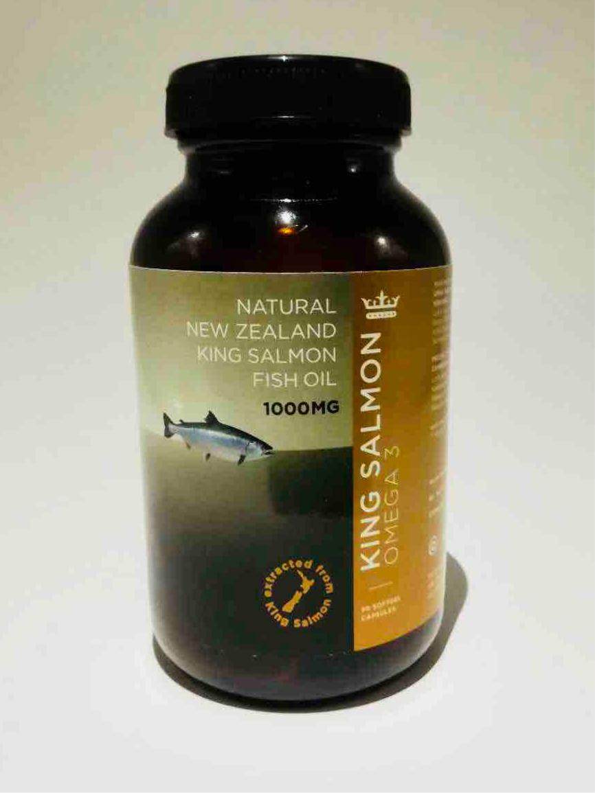 100 Pure New Zealand King Salmon Fish Oil (PREMIUM QUALITY)