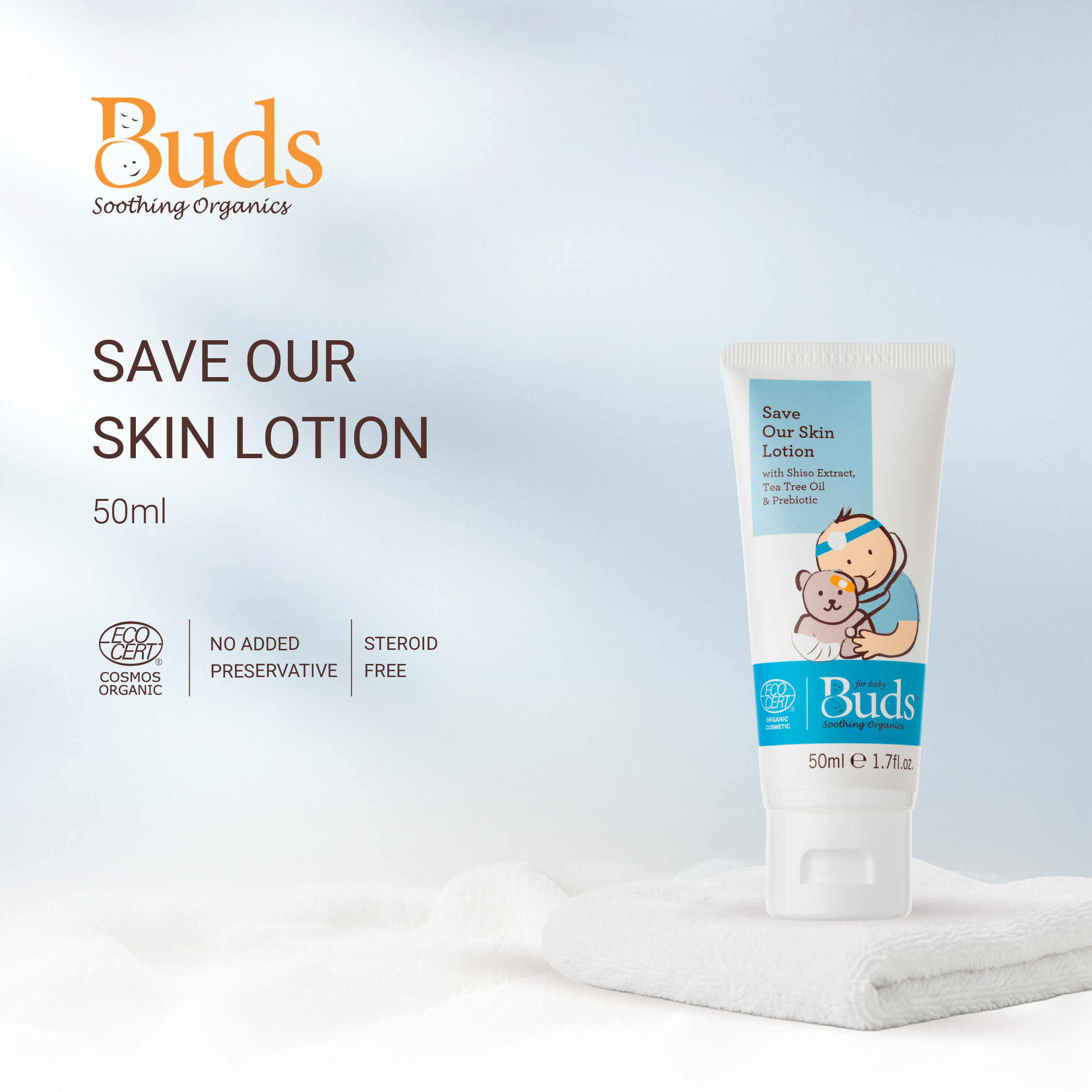 Buds Organics BSO Save Our Skin Lotion (50ml)