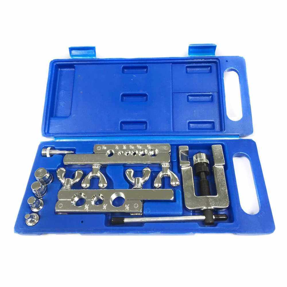 Portable HVAC Flaring and Swaging Tool Kit OD Soft Refrigeration Copper ...