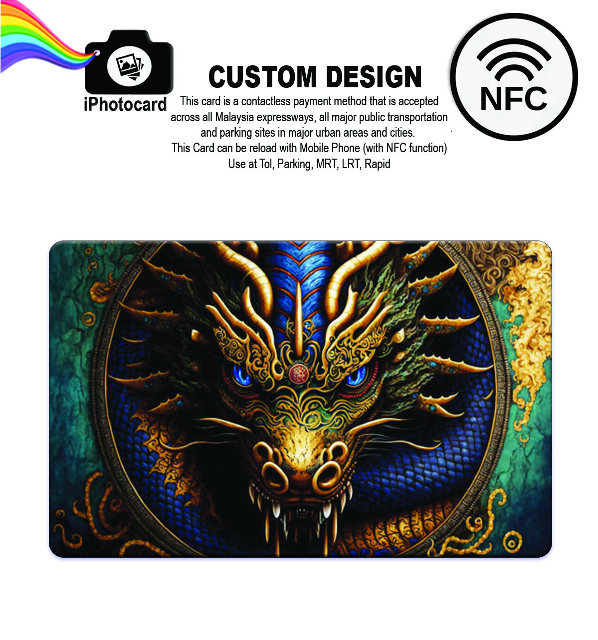 Touch n Go Card NFC TNG - LIMITED EDITION - YEAR OF THE DRAGON - Card with NFC function