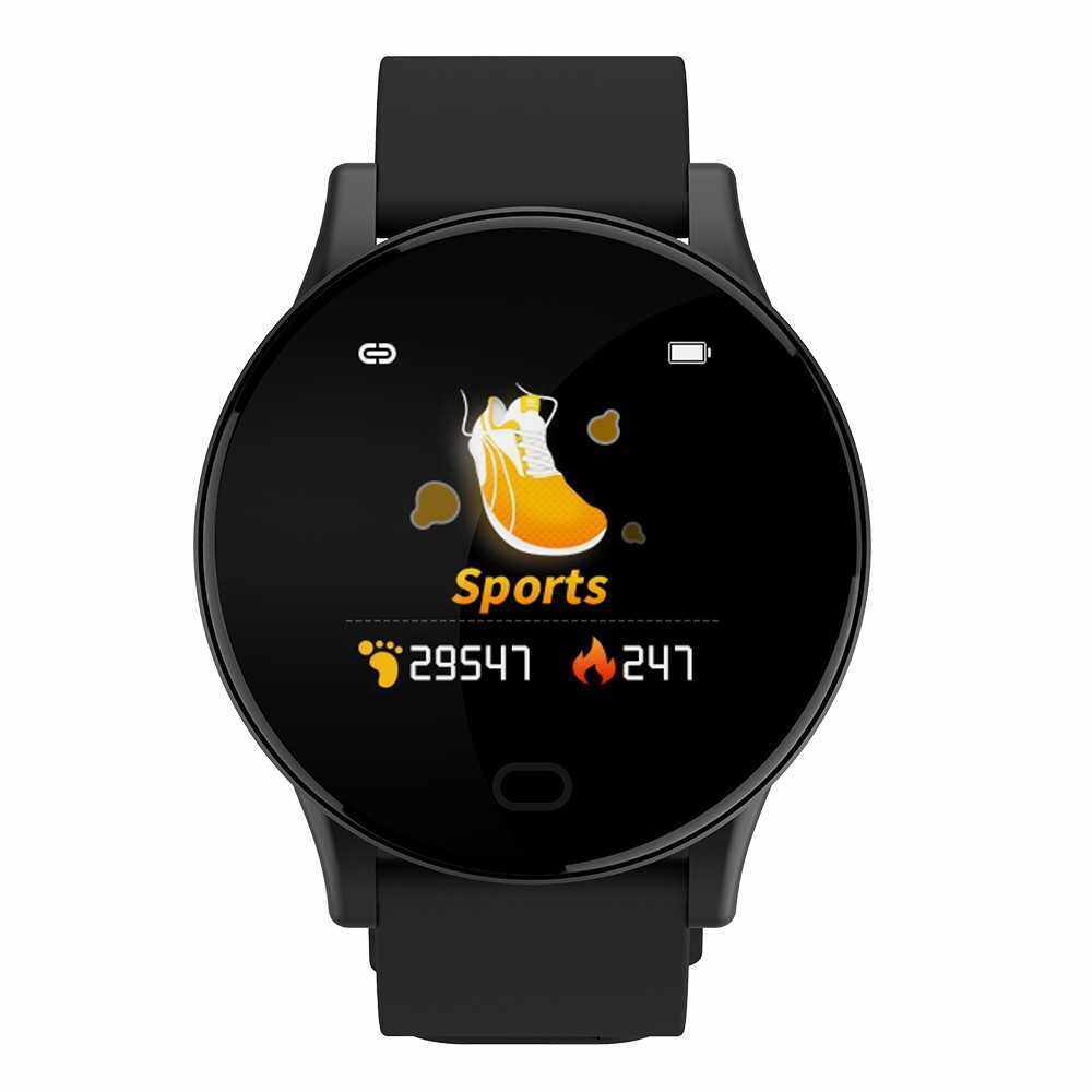 GT3 Intelligent Bracelet Message Reminder Body Temperature Health Monitoring IP67 Waterproof Sport Tracker (Black) (Black)