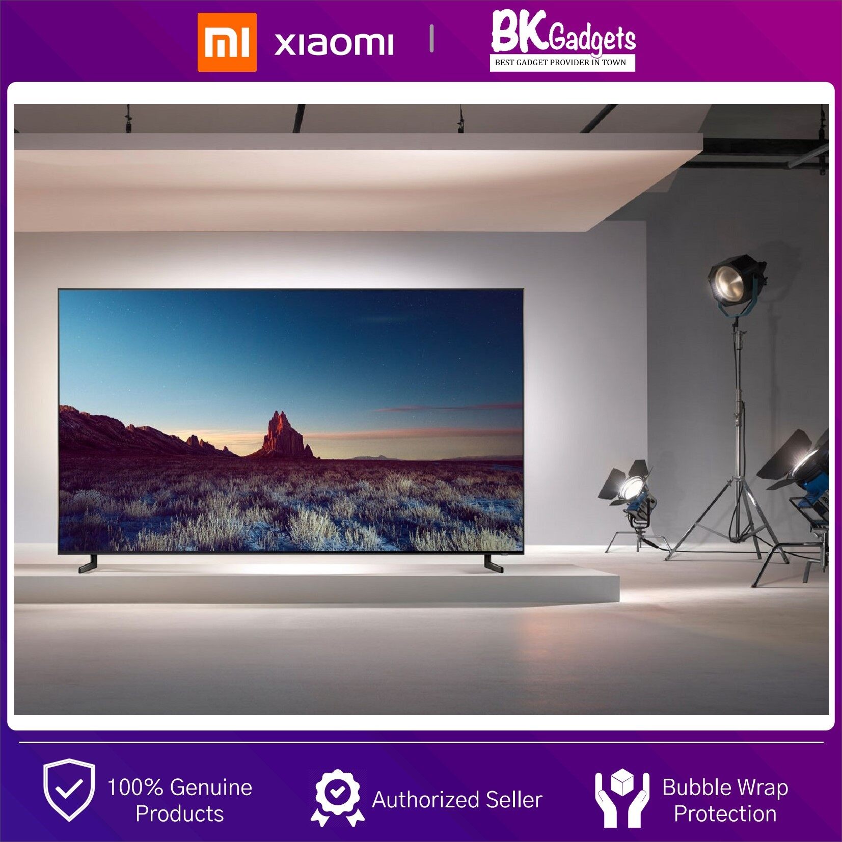 XiaoMi Redmi LED Smart TV Max 98" Giant Screen 4K Ultra HD - MEMC Motion Compensation | 192 Zone Dynamic Backlight | Large Cavity Four-unit Speaker | Chinese Version | 1 Year Warranty
