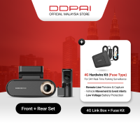 [4K+2K]  DDPAI N5 Pro 4K + 2K HDR GPS Front & Rear Super Capacitor Dash Cam with 4G Connectivity & ADAS