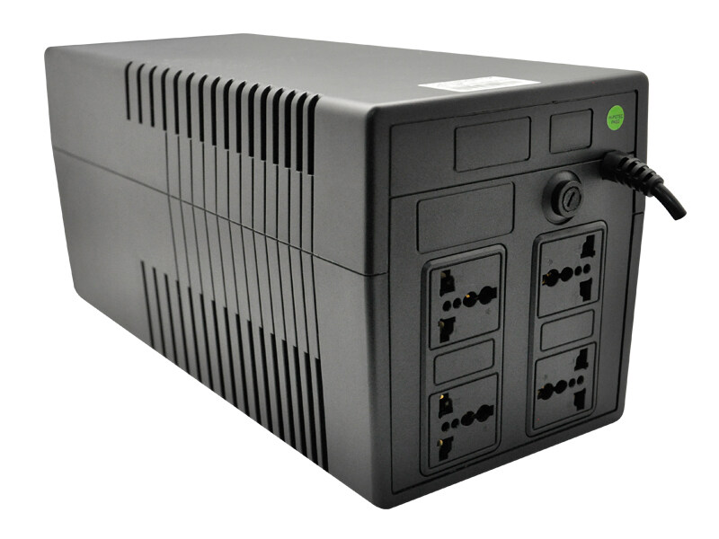 Contronetix Offline UPS V1200 1200VA Built In AVR - 4 Universal Output Sockets