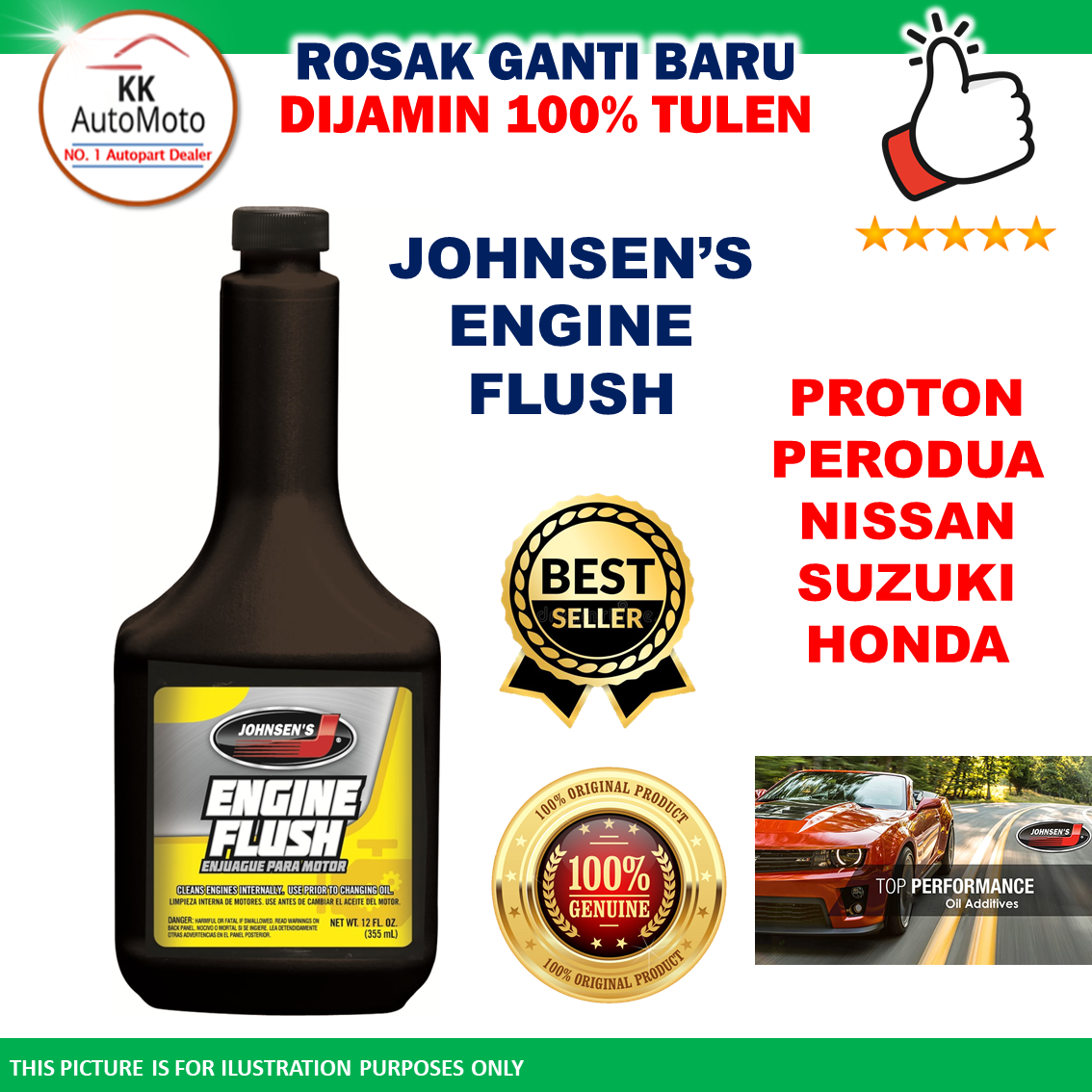 Johnsen’s Engine Flush (355ml) Price, Reviews WapCar