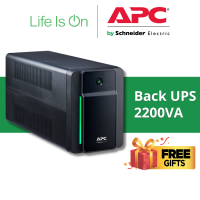 APC BX2200MI-MS Back-UPS 2200VA 230V AVR Uninterruptible Power Supply With 4 Universal Outlets and Backup Battery