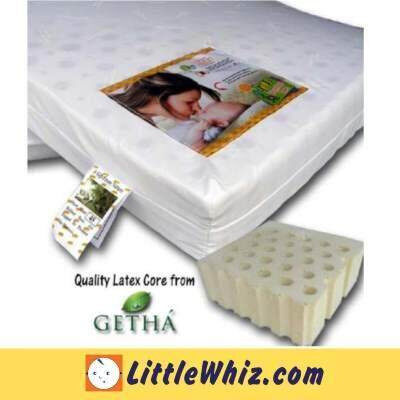 Bumble Bee Baby Latex Mattress 28" x 52" x 3" ( Free Fitted Sheet ) Tilam Baby Cot Mattress