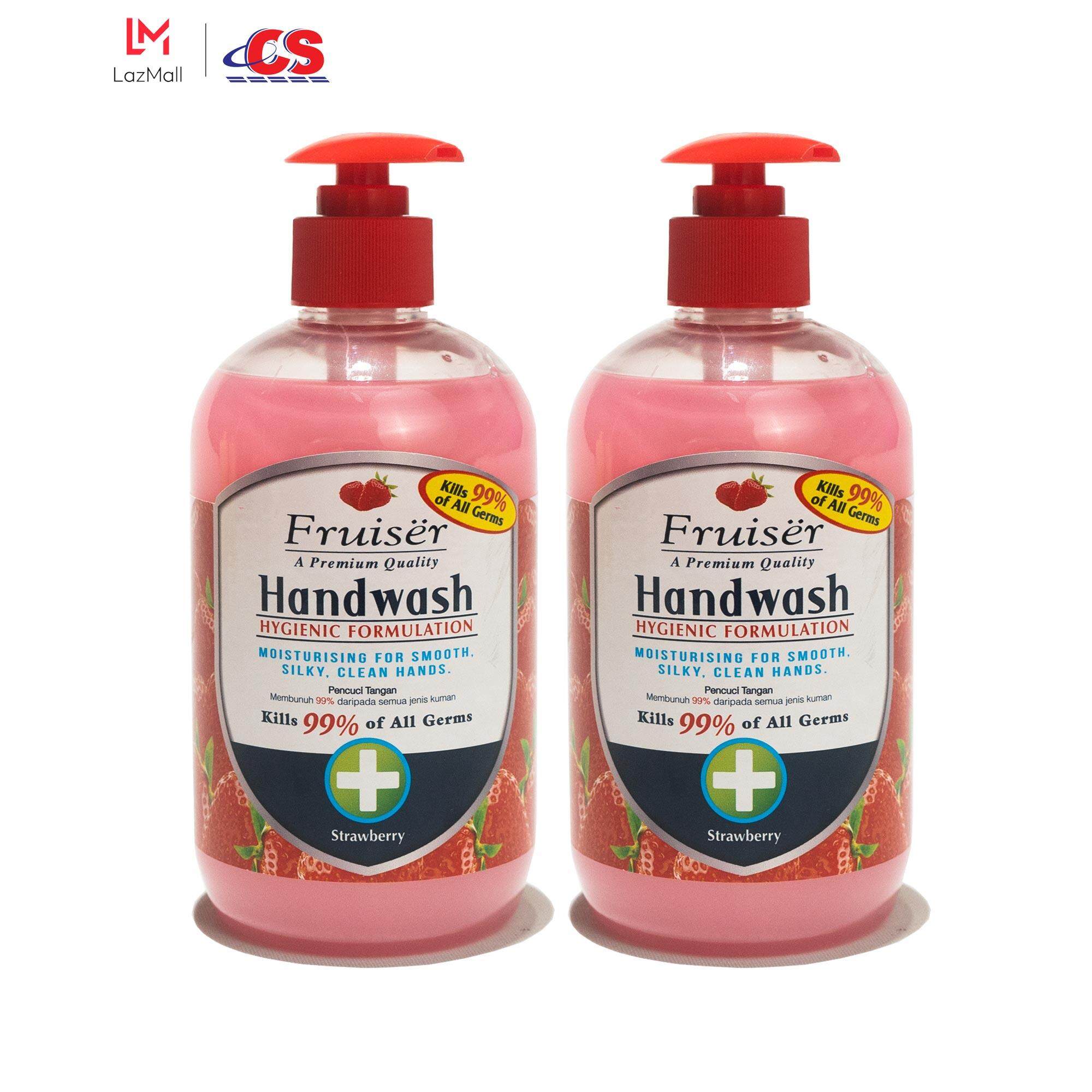 FRUISER Handwash Strawberry Twin Pack 2x500ml
