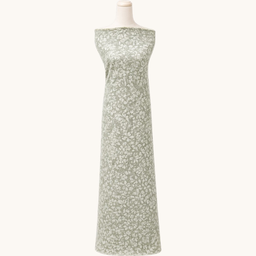 Embossed Flower Snow Jacquard Fabric – 58/60 Inch Width(Harga half meter)