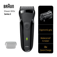 Braun Series 3 300s Electric Shaver for Men Rechargeable Electric Razor