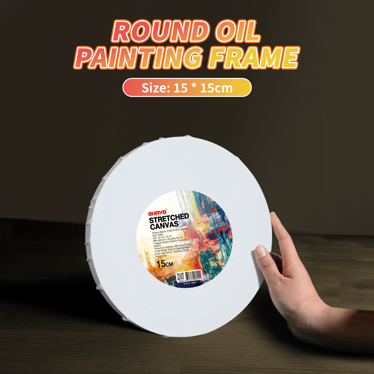 Canvas Oil Painting Wood Frame DIY Painting Board Oil Painting Drawing flax Panel Acrylic Painting 画布 绘画