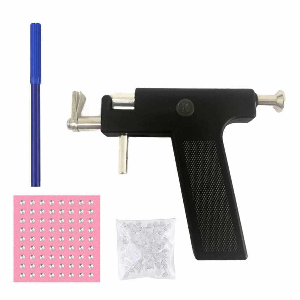 Ear Piercing Gun Set Safety Ear Nose Navel Body Piercing Gun Kit Set ...