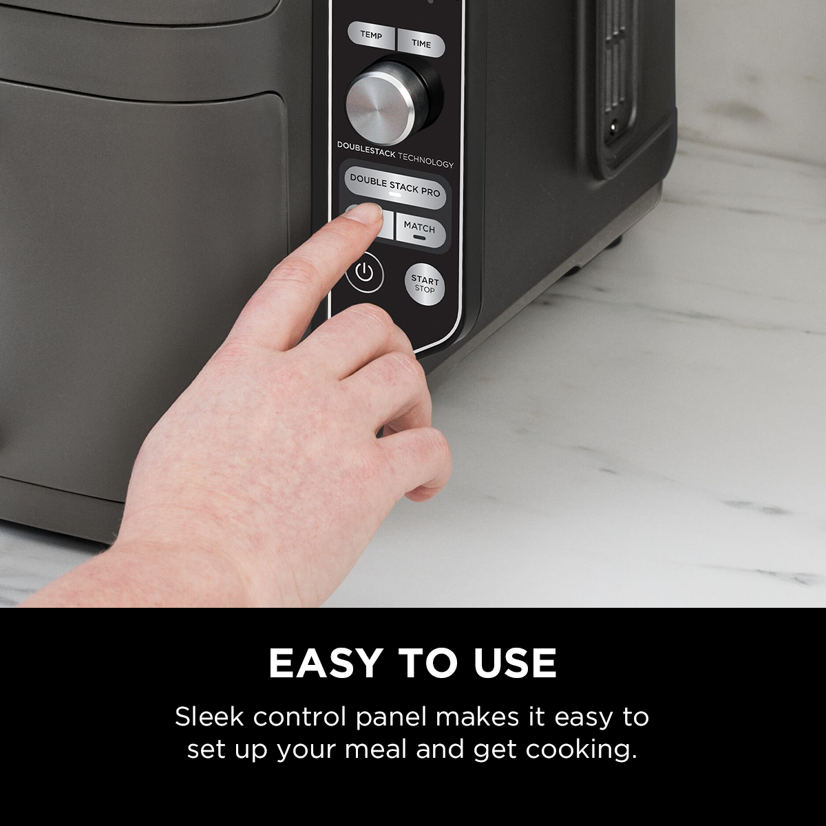 Ninja DoubleStack XL 9.5L Air Fryer / Dual Basket to cook