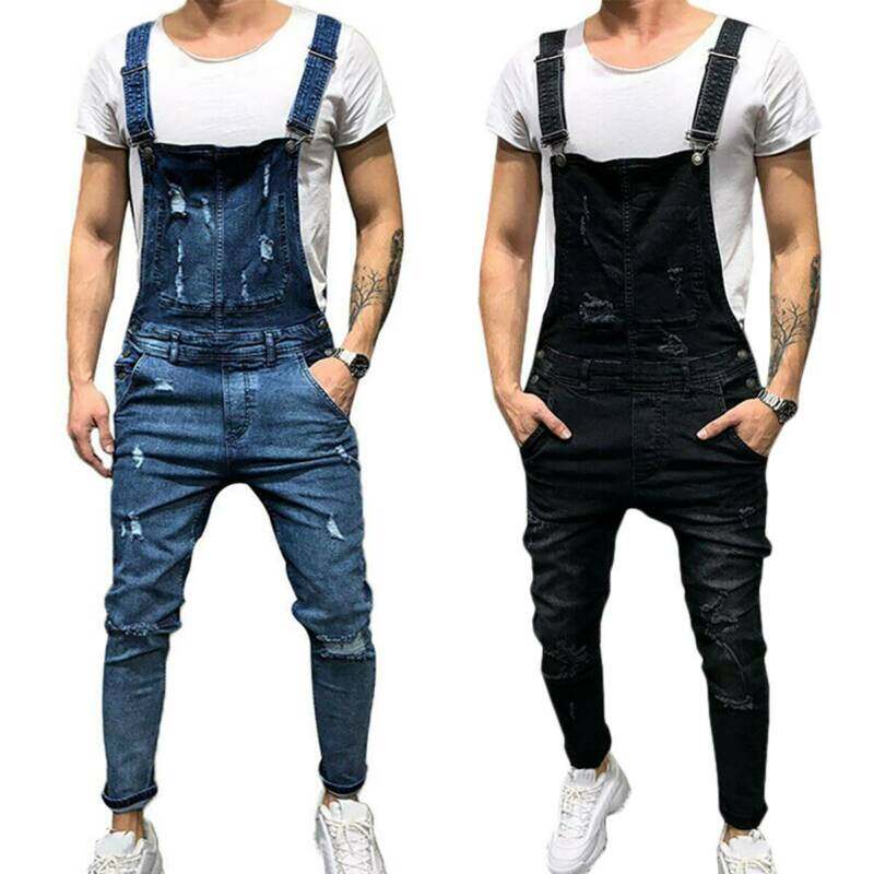 Mens hot sale dungarees skinny