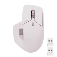 Rapoo  MT760L/MT760 Mini  boleh dicas semula Bluetooth tanpa wayar optik tetikus laras DPI3200 Multi-mod mudah-suis
