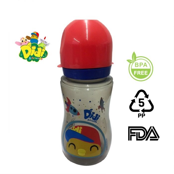 HAIRperone Didi& Friends Botol Susu Baby Spaceman Wide Necke Bottle 12OZ 330ML BPA Free High Quality