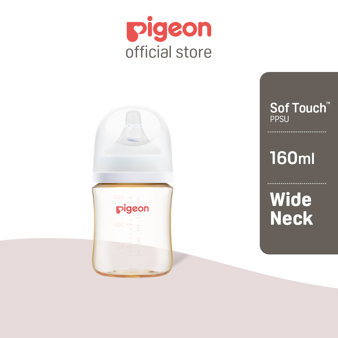 Pigeon SofTouch™ Wide-Neck PPSU BPP Nursing Bottle 160ml/240ml